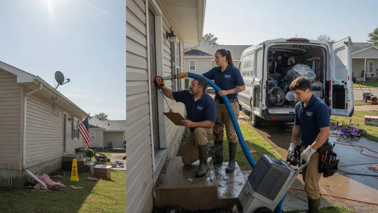Ceiling Water Damage Restoration in South Park, PA near me